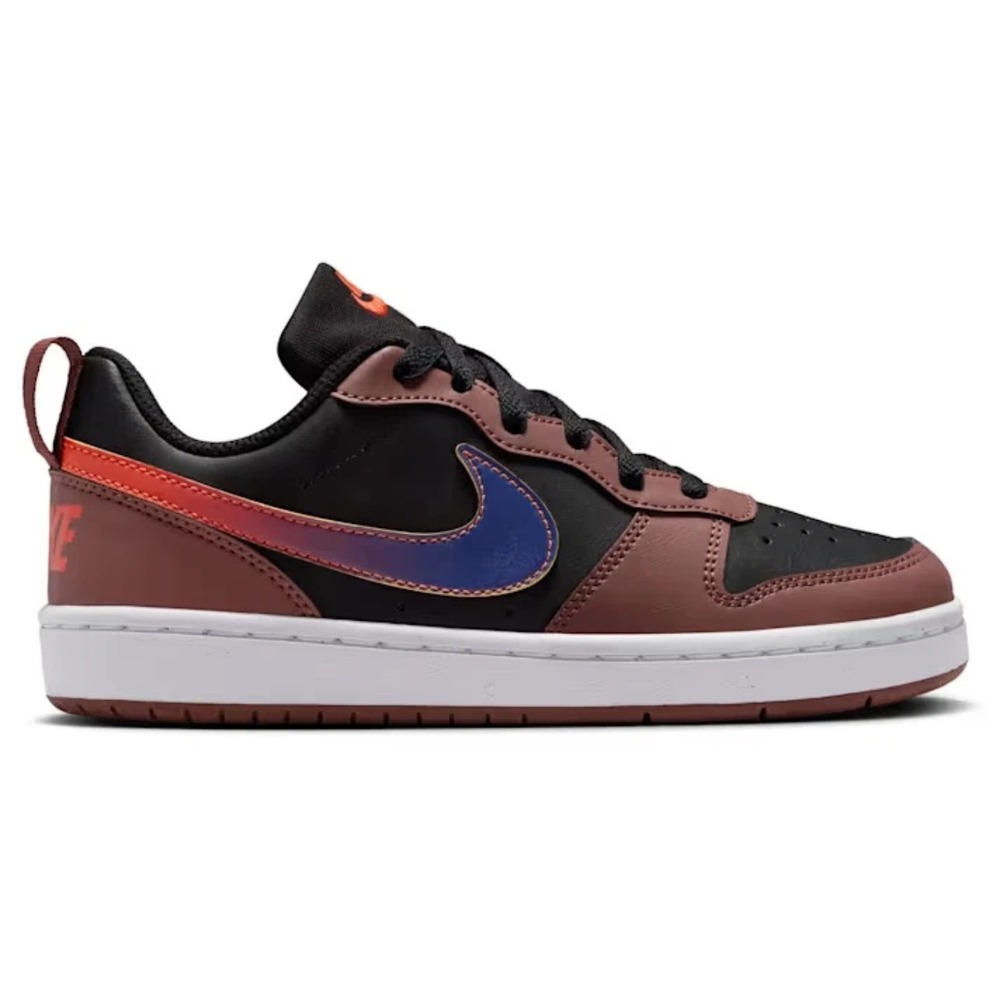 Nike Court Borough Low Recraft Black Terra Blush Kids Shoes Size 6.5Y DQ6965-002 - Picture 3 of 8
